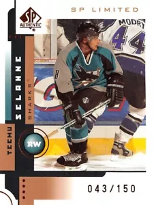2001-02 SP Authentic Limited #71 Teemu Selanne /150 - Foto 1 di 2