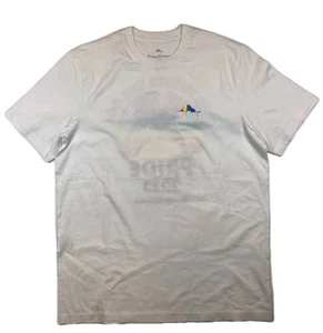 Tommy Bahama Pride 2023 One Under The Sun White TSHIRT Medium  - Picture 1 of 8