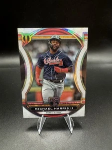 Michael Harris II 2023 Topps Finest #93 Rookie SP RC Atlanta Braves - Bild 1 von 2