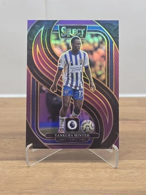 Panini Select Premier League 2024-25 - Yankuba Minteh Brighton Purple #'d /140 - Image 1 of 2