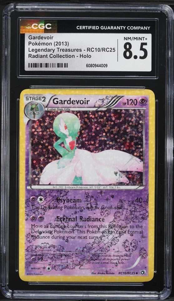 CGC 8.5 - Pokémon TCG Gardevoir RC10/RC25 Legendary Treasures Radiant Collection - Image 1 of 1