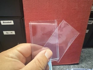 RIESIGE MENGE ÜBER 150 BCW 2-1/16" x 3-1/8" Tabak Toploader HÜLLEN ENTHALTEN - Bild 1 von 2