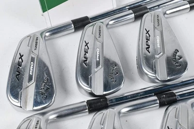 Callaway Apex Pro 21 Irons / 4-PW / X-Flex Project X LZ 125 Shafts - Image 1 of 4