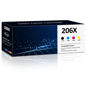206x Tonerkartusche 4er Pack hohe Kapazität für HP M255dw M283fdw M282nw M283fdn - Bild 1 von 2