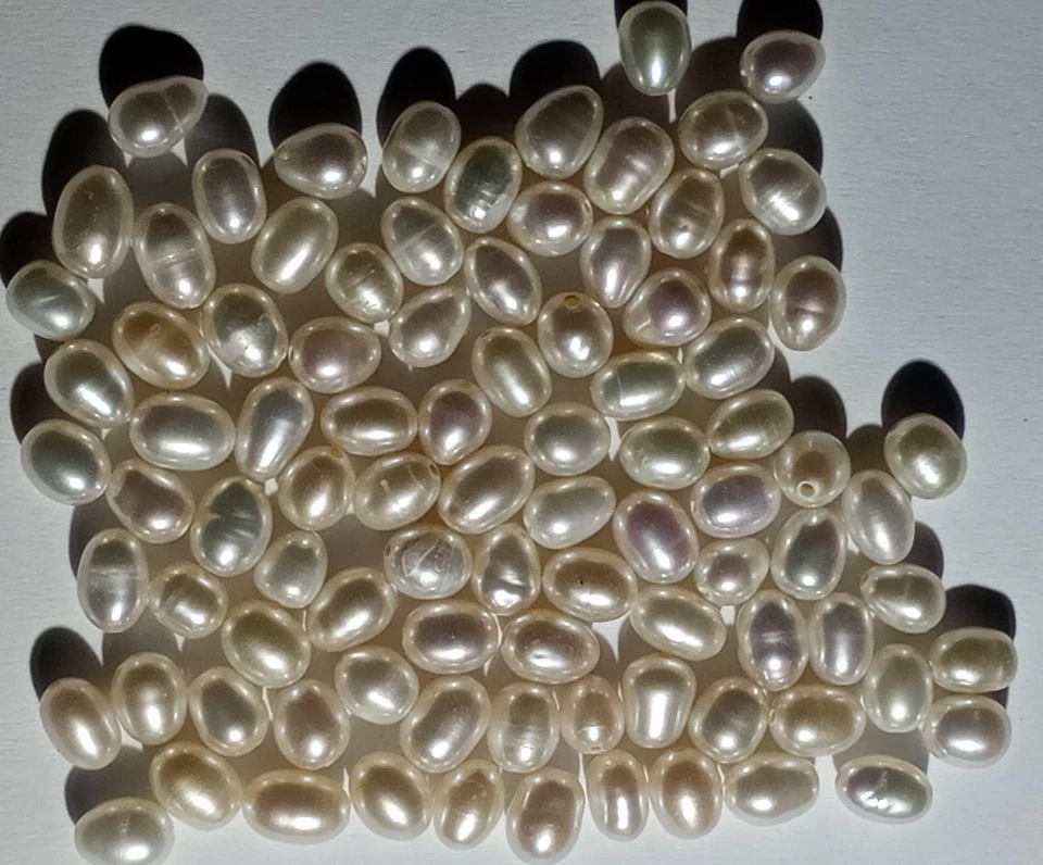 Lot de 90 perles d'eau douce de 87,12Cts - Photo 1/3
