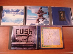 RUSH  ~ 5 CD Lot ~ Test For Echo, Grace Under Pressure, Roll The Bones  & More - Imagen 1 de 7
