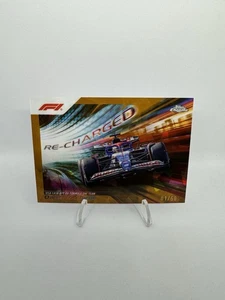 2024 Topps Chrome Sapphire F1 Daniel Ricciardo Re-Charged Gold 1/50 #RECH-18 - Picture 1 of 3