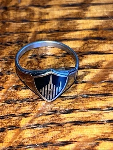 Anello Tempio Argento Misura 4-5 - Foto 1 di 4