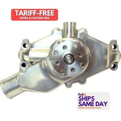 Proform 68244, One SBC Aluminum Water Pump Short Polished Performance Parts - Image 1 of 4