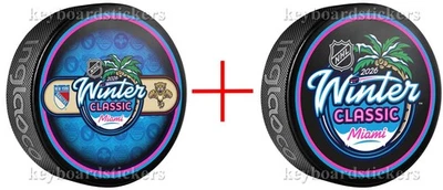 2026 NHL WINTER CLASSIC PAQUETE DISCO HOCKEY 2. NEW YORK RANGERS VS FLORIDA PANTHERS Foto 1 de 4