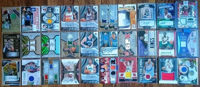 Lot of 30 NBA Basketball Cards AUTO Autograph JERSEY RCs #'d CARMELO GASOL HOF+ - Image 1 of 3