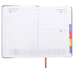 Calendar Planner Book Day Notebook Reusable Efficiency Appointment - Picture 1 of 12