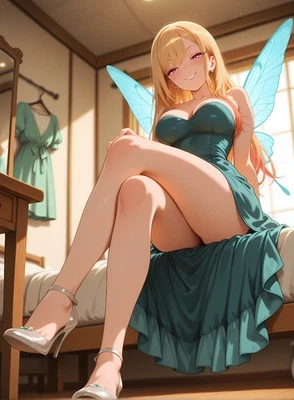 My Dress Up Darling Marin Kitagawa Art Print lewd sexy high quality full artwork - Image 1 of 3