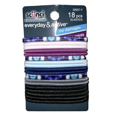 ¡NUEVO! SCUNCI ●EVERYDAY & ACTIVE● (18 piezas) ELÁSTICOS *Sin daños. ¡Ahora en impresiones! Foto 1 de 4
