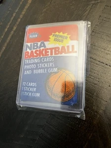 1986 Premier Issue Fleer NBA Basketball Wax Pack Patrick Ewing - Picture 1 of 2