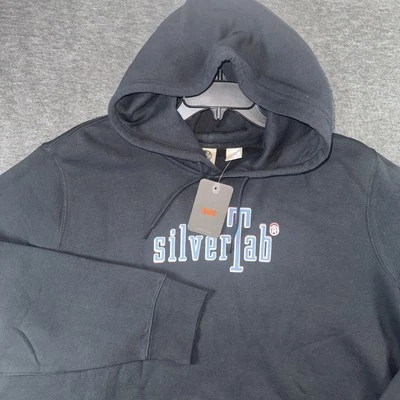 Levis Silvertab Mens Hoodie Sweatshirt Graphic Pullover Black XXL NEW - Image 1 of 4