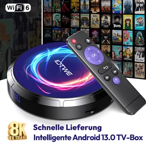 2024 Nuevo Android 13.0 Smart TV BOX 4 128GB Dual WIFI BT5.0 Network Media Player - Imagen 1 de 15