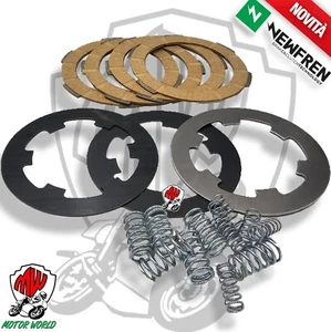KIT SERIE DISCHI FRIZIONE 12 MOLLE NEWFREN PIAGGIO VESPA HP FL2 50 1992 IN SU - Imagen 1 de 1