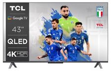 TCL Tv QLed 4k 43C645 43 Pollici Smart TV Android Hdr10 Dolby Vision Atmos