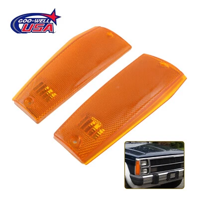 侧标记套装适用于 1984 - 1996 年吉普切诺基 86 - 92 Comanche 84 - 90 Wagoneer 前部 — 第 1/4 张图片