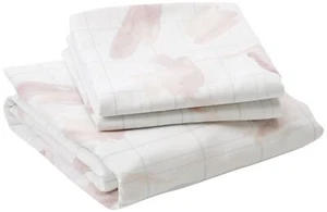 Calvin Klein Shadow Grid Floral, double face, 200 x 200 cm + 2 x 80 x 80 cm, blu - Foto 1 di 6