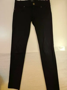XOXO Black Stretch W29 L29 Legging Ultra Lowrise Pants - Picture 1 of 10