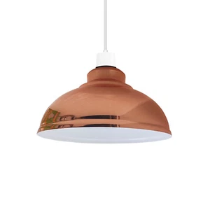 Vintage Retro Pendant Shade Metal Lampshade Kitchen Modern Ceiling Light Shades - Picture 1 of 131