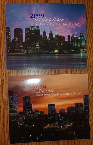 2009 US Mint Set 36 Coin Uncirculated Set Complete Philadelphia & Denver W/ OGP Cover