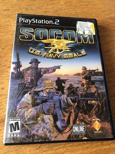SOCOM: U.S. Navy SEALs (Sony PlayStation 2, 2002) Case And Man Only - Picture 1 of 4