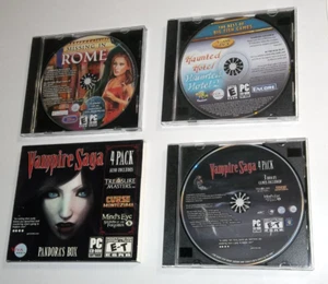 PC CD-ROM Software Lot of (3) - Vampire Saga/Missing in Rome/Haunted Hotel/2 - Picture 1 of 2