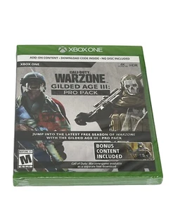 COD Call of Duty Warzone - Gilded Age III Pro Pack Xbox One New Sealed - Picture 1 of 3