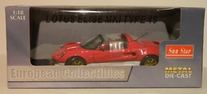 Sun Star European Collectibles: LOTUS ELISE MKI TYPE 49, 1/18, NIB - Picture 1 of 13