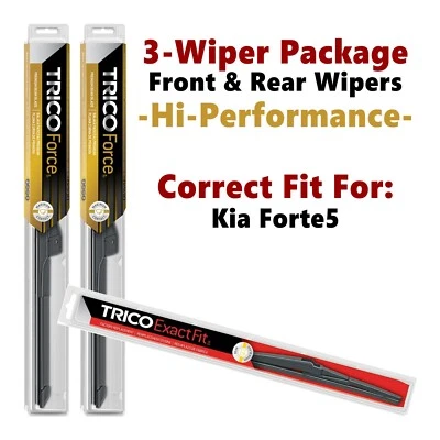 Wipers 3-pk Hi-Performance fits 2020 Kia Forte5 - 25260/160/14A Foto 1 de 4