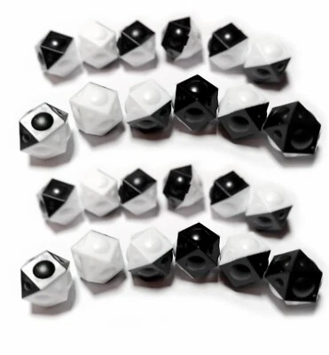 TIPP-KICK Bälle 24 x Ersatz Fussbälle Ball 24 Stück Ersatzbälle Tip Kick