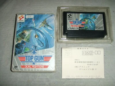 TOP GUN DUAL FIGHTERS With Box Nintendo Family computer FC NES 53 - Image 1 of 4