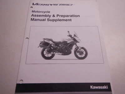Kawasaki Versys 650 LT 2015 montaje y preparación manual suplemento Foto 1 de 3