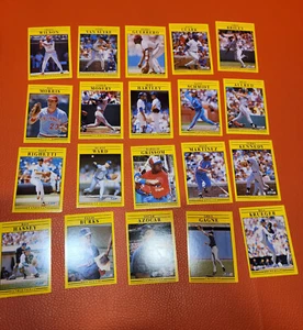 Fleer Sports MLB Professional Baseball Trading Cards 1990 Season VTG Lot Of 20 - Foto 1 di 14