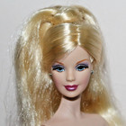 Poupée Barbie nue modèle OOAK muse cils enracinés boucles d'oreilles ongles peints glamour neuf