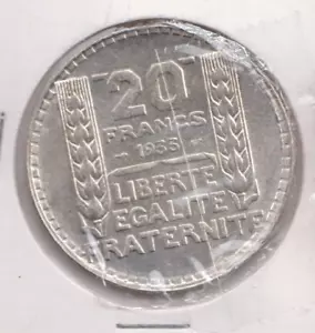 FRANCE 20 Francs silver 1933, nice XF grade (Z522) - Picture 1 of 2