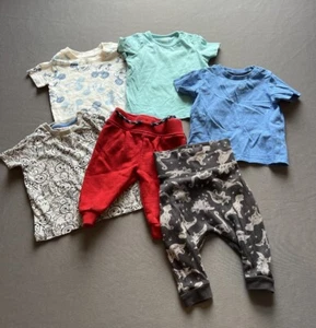 Newborn Baby Boy Clothes Bundle 3-6 Months First Size Outfit Trousers T-Shirt - Picture 1 of 9