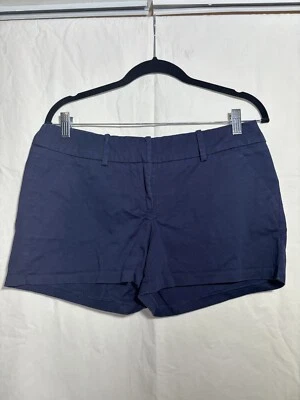 Mossimo Stretch Extensible Chino Casual Shorts Women's Size 8 Navy EUC A5 - Image 1 of 4