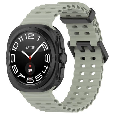 Sport Silicone Band for Samsung Galaxy Watch Ultra 47mm/Ultra 2025 NO Gaps Strap - Image 1 of 4
