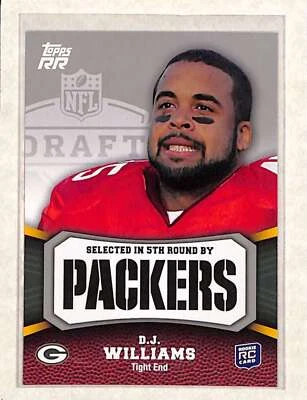 2011 Topps RR #138 D.J. Williams RC EX - Image 1 of 2