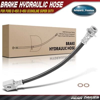 Manguera hidráulica de freno de conductor trasero izquierdo para Ford E-450 E-450 Econoline Super Duty Foto 1 de 4