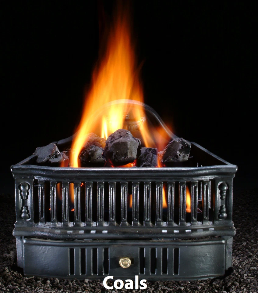 Cesta de carbón Hargrove Gas Log Style Old World con control remoto Foto 1 de 1