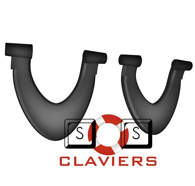 Microsoft Multimedia Tastatur 1.0A Ersatz Tilt Leg Ständer Foot Feet Satz - Bild 1 von 3