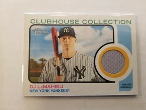 2022 Topps Heritage Clubhouse Collection Grey Jersey Relic DJ LeMahieu #CC-DL - Bild 1 von 1