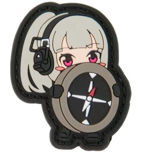 Parche utilitario de navegación brújula anime táctico Waifu mini PVC - Imagen 1 de 4