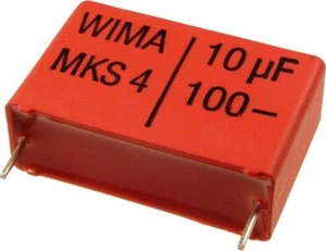 WIMA MKS 4 Metallized Polyester (PET) 10uF 100V MKS4 - Picture 1 of 1