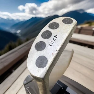 Otey Crisman Hickory Shaft Putter Vintage 164H Mid Mallet Putter RH Vintage - Picture 1 of 9